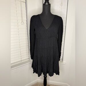 Urban Outfitters Black Long Sleeve Dress
